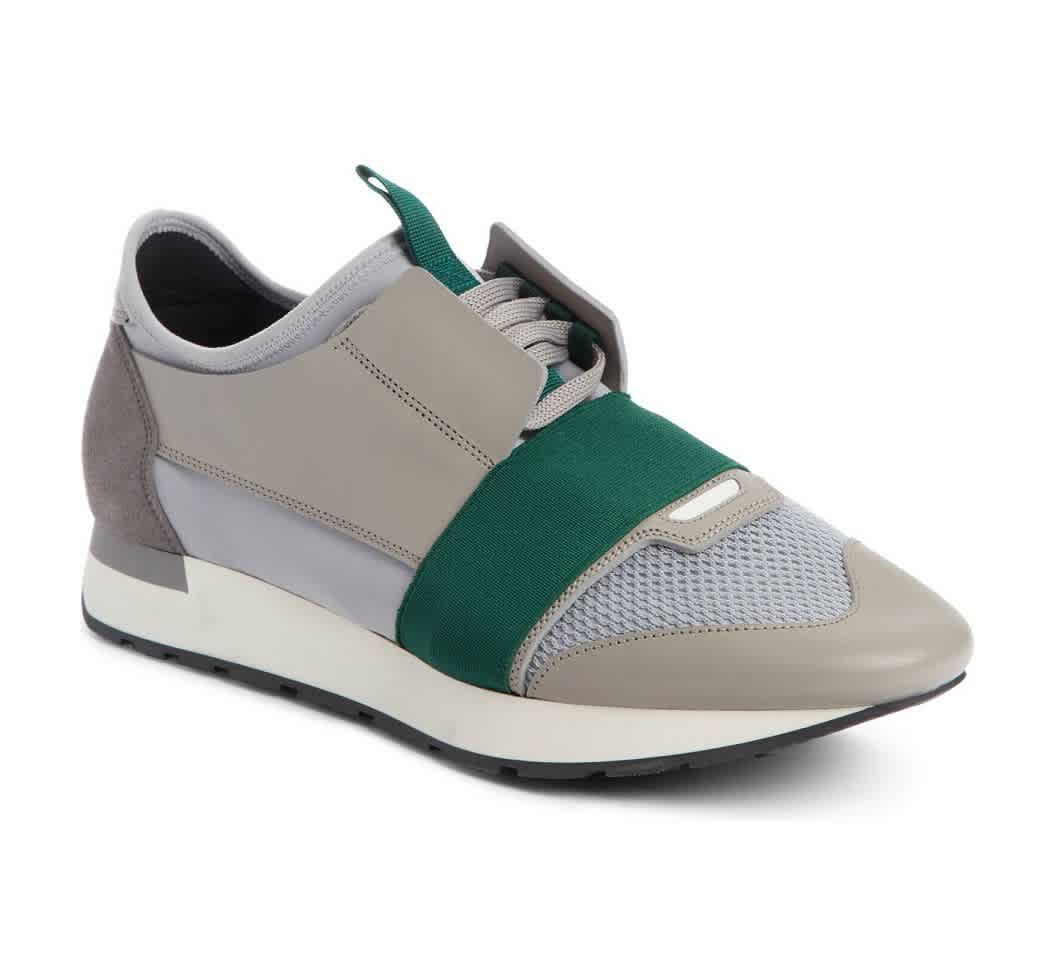 balenciaga race runners mens green