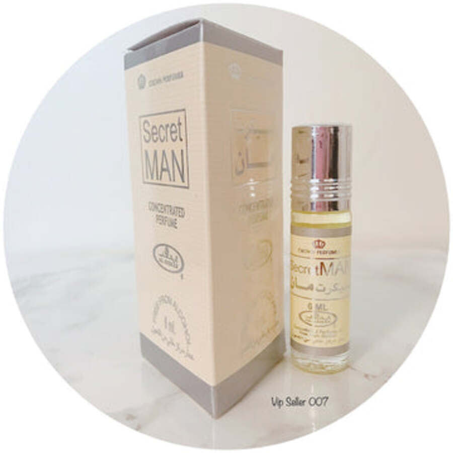 Al Rehab Mens Secret Man Rollerball Perfume Oil 0.2 oz Fragrances 6291110004581
