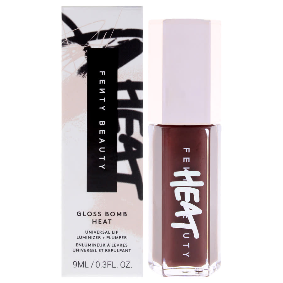 Fenty Ladies Gloss Bomb Heat Universal Lip Luminizer Plus Plumper 0.3 oz 04 Hot Chocolit Heat Makeup 840026657679