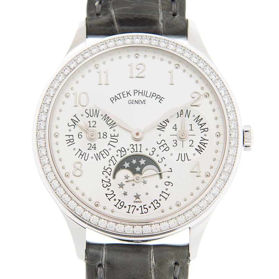 Patek Philippe Grand Complications Perpetual Automatic Diamond White Dial Ladies Watch 7140G-001 90795$