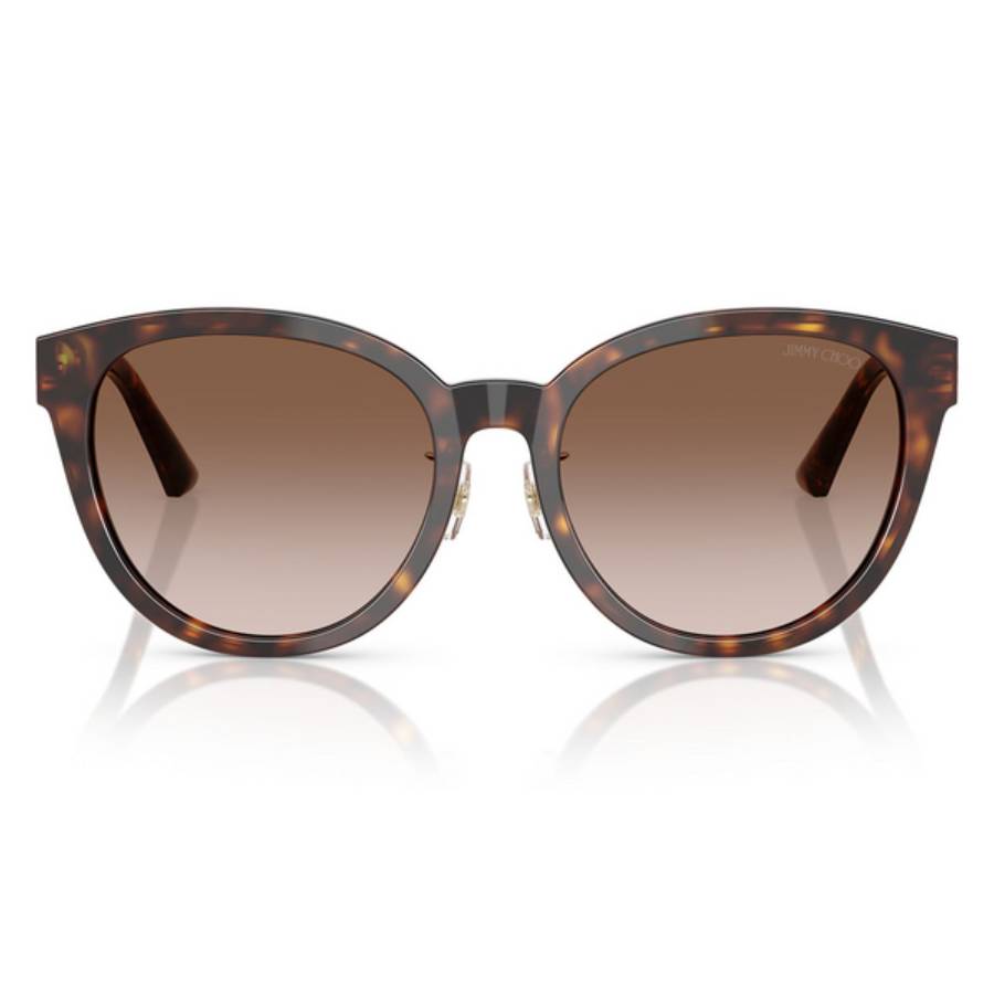 Jimmy Choo JC5032D Asian Fit 50028G Women’s Sunglasses Tortoiseshell Size 55
