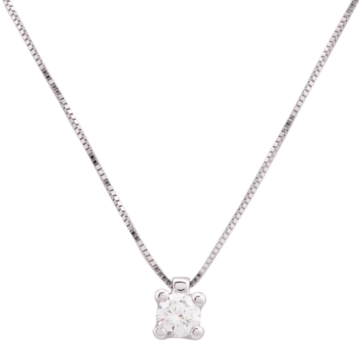 Salvini Virginia White Gold 0.30 CT Diamond Solitaire Necklace