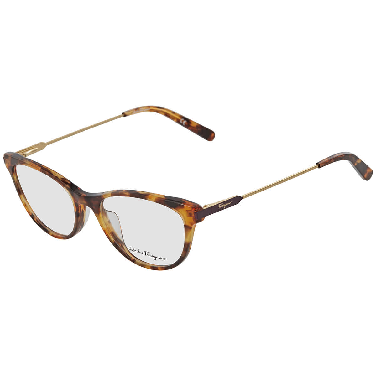 Salvatore Ferragamo Demo Cat Eye Ladies Eyeglasses SF2852 638 52 60$