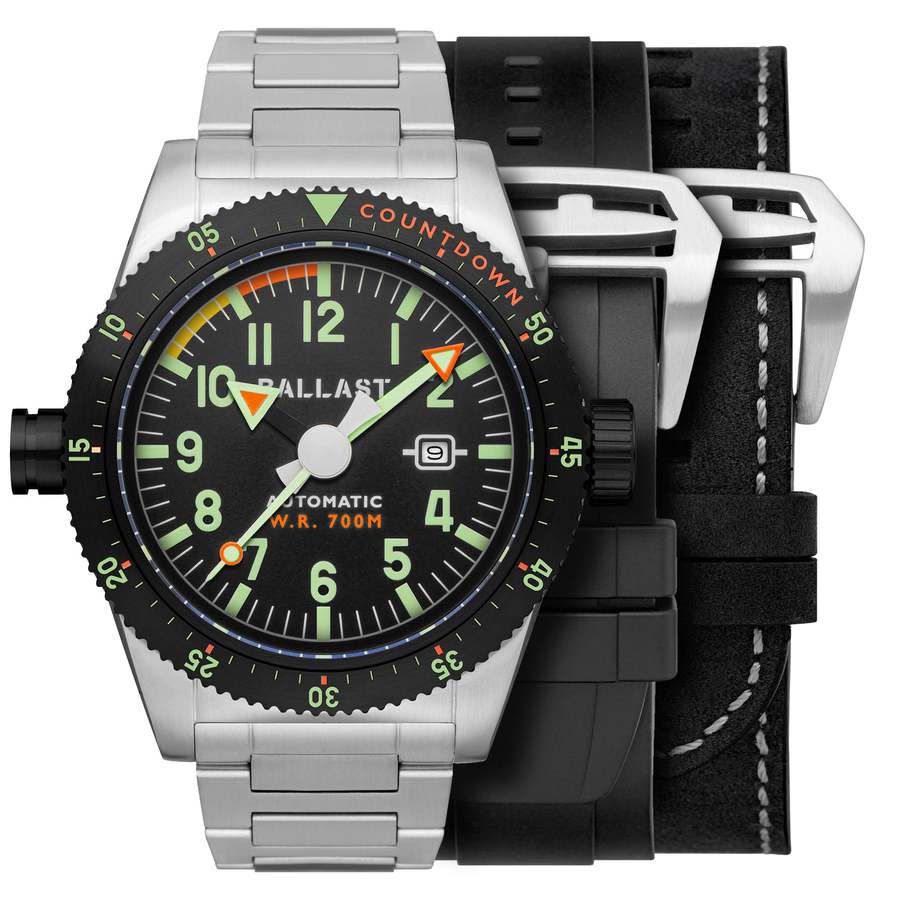 Ballast Amphion Black Dial Mens Watch BL-3148-01