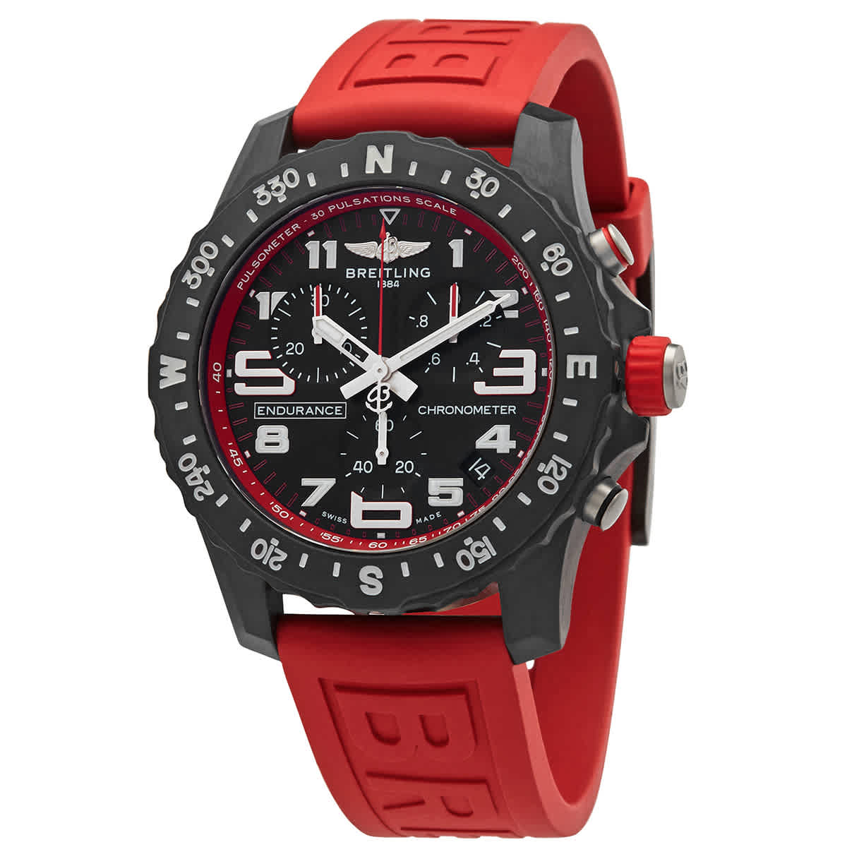 Breitling Endurance Pro Chronograph Quartz Black Dial Mens Watch X82310D91B1S1 2550$