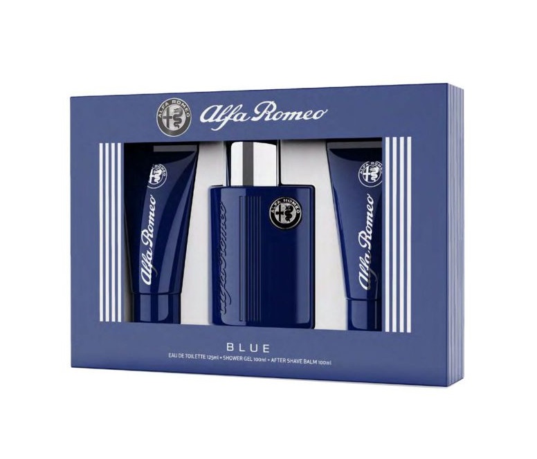 Alfa Romeo Mens Blue Gift Set Fragrances 810876032513