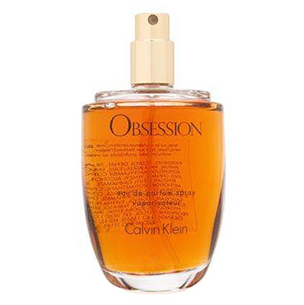 Calvin Klein Ladies Obsession EDP Spray 34 oz Tester Fragrances 088300693405 25$
