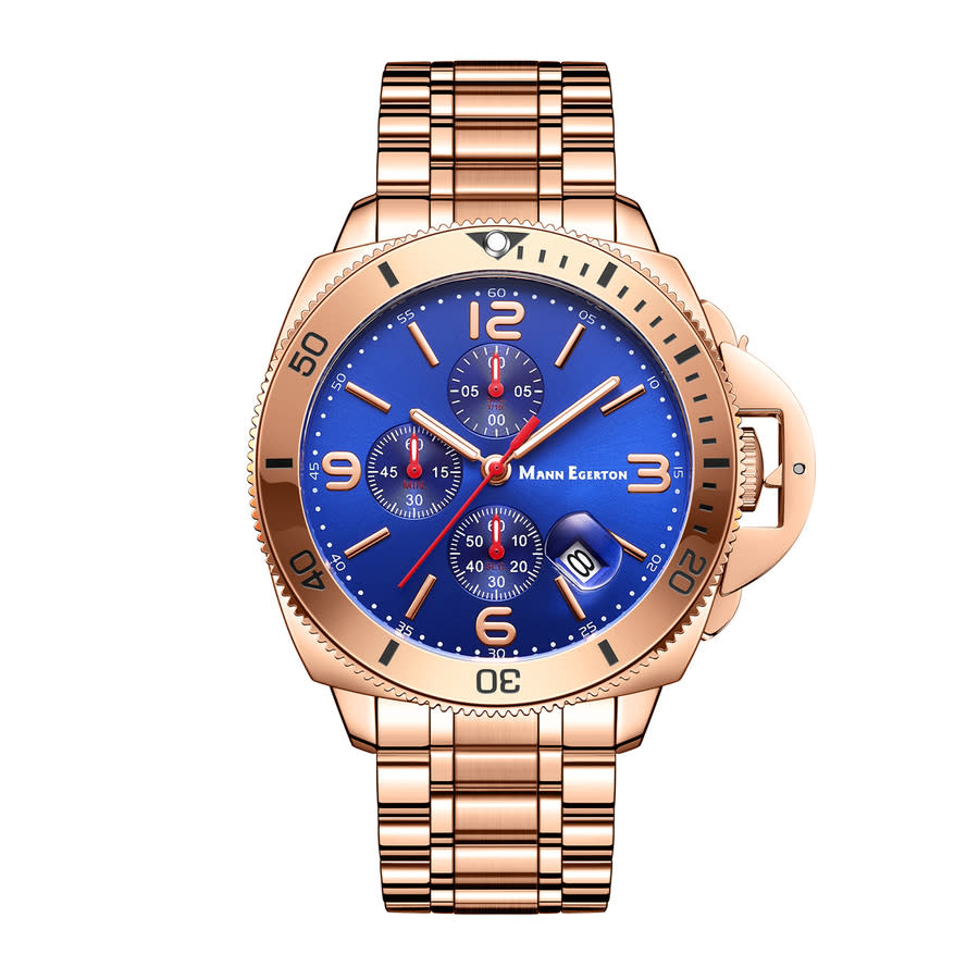 Mann Egerton Time Guarder Blue Dial Mens Watch ME0072