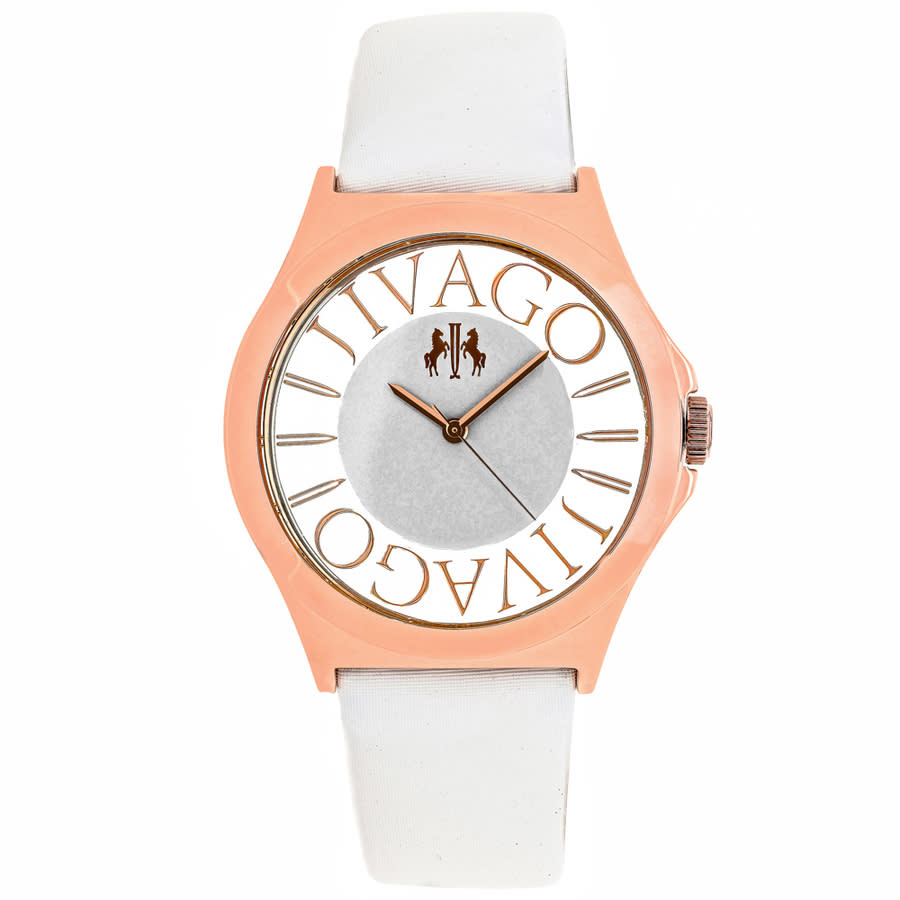 Jivago Fun Quartz White Dial Ladies Watch JV8434