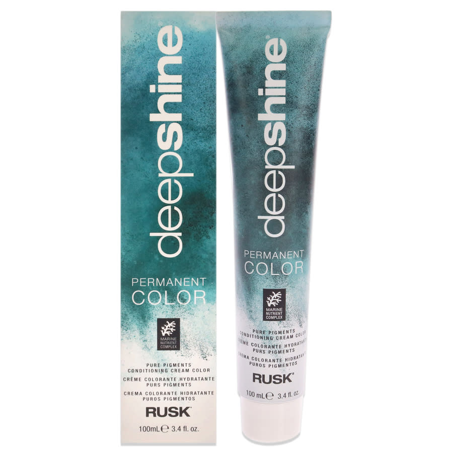 Rusk Deepshine Pure Pigments Conditioning Cream Color - 3.4 oz 7.44CC Intense Copper Blonde Hair Care 611186051153