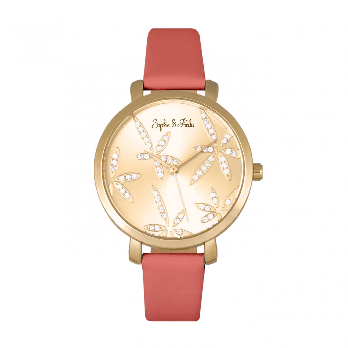 Sophie And Freda Key West Gold Dial Ladies Watch SF4304