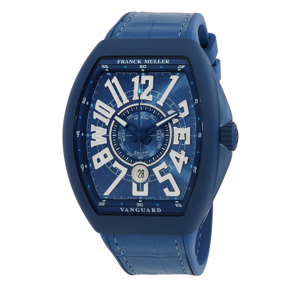 Franck Muller Vanguard Mariner Automatic Blue Dial Mens Watch V45YTSCDTMARCRMRCRBLBLCBLC 9688$