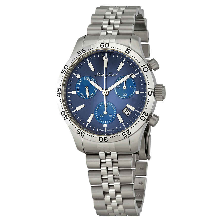 Mathey-Tissot Type 22 Chronograph Blue Dial Mens Watch H1822CHABU 189$