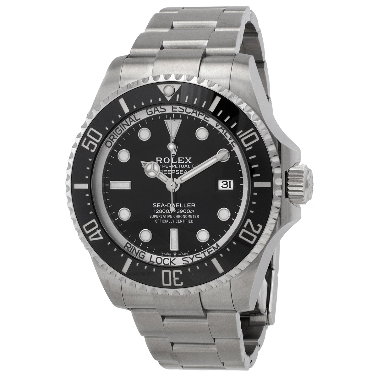 Preowned Rolex Deep Sea Automatic Black Dial Mens Watch 136660BKSO