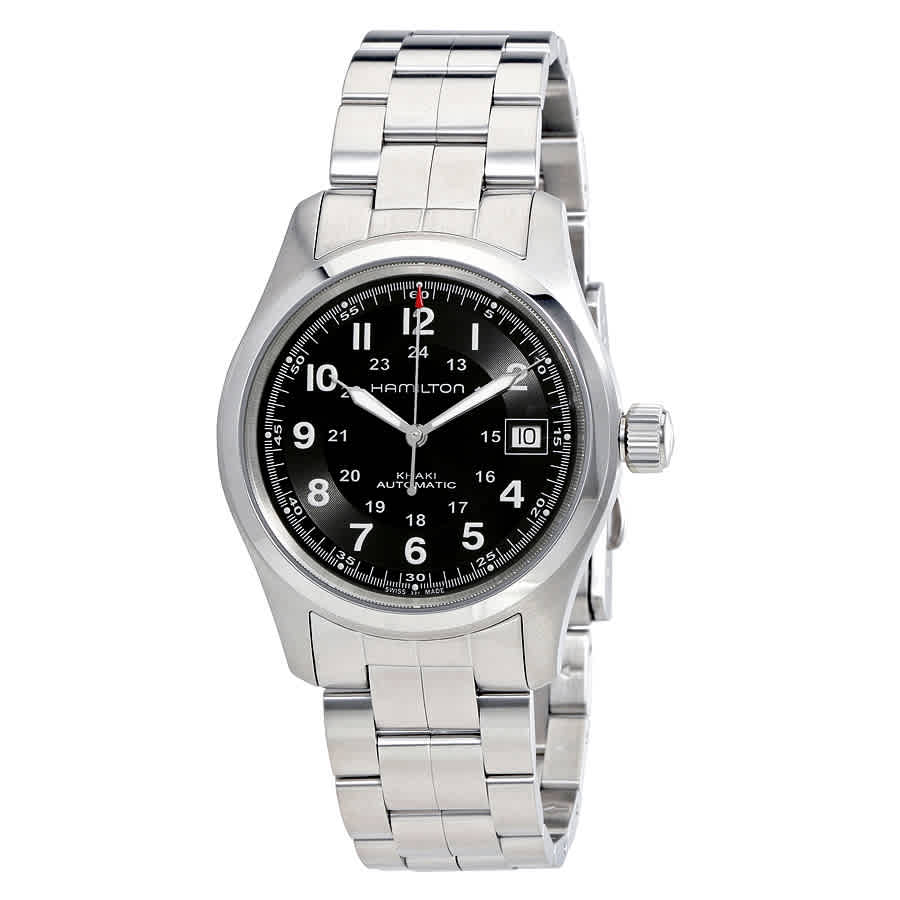 Hamilton Khaki Field Automatic Black Dial Mens Watch H70455133 676$