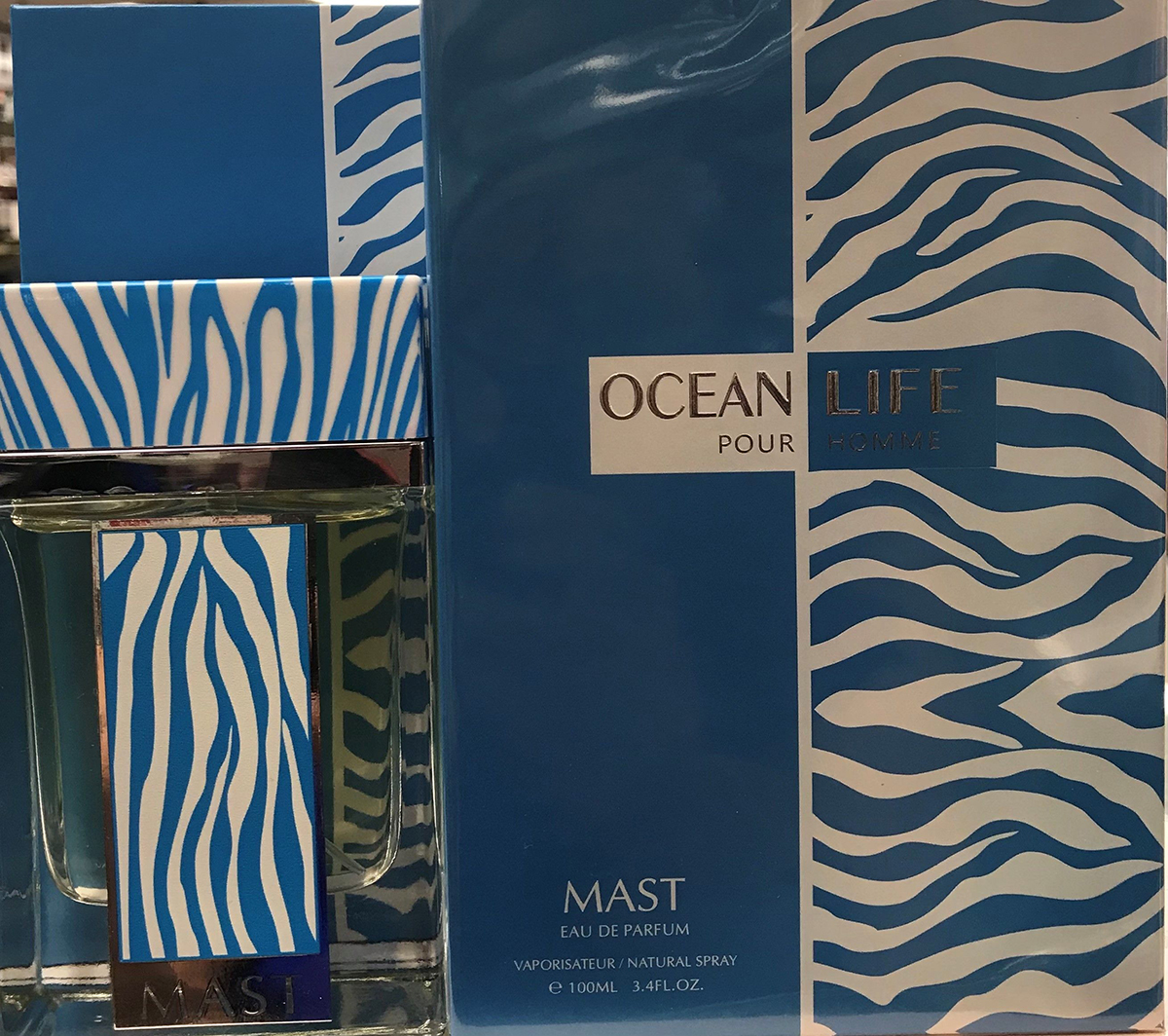 Bharara Mens Mast Ocean Life EDP 3.4 oz Fragrances 850050062165