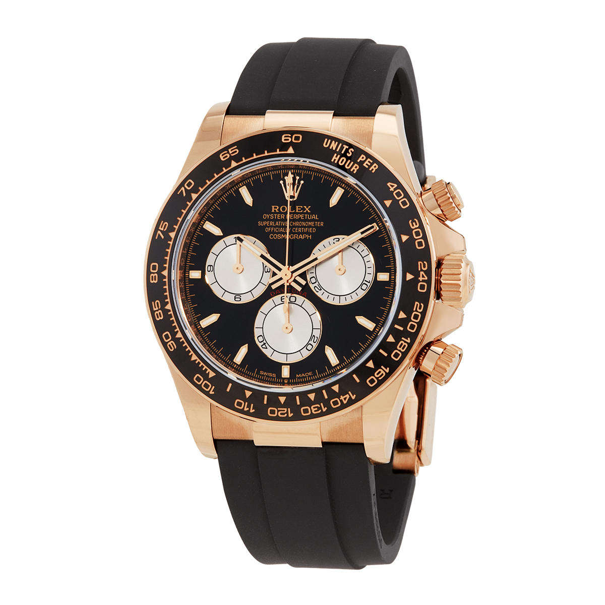 Preowned Rolex Daytona Chronograph Automatic Black Dial Mens Watch 126515LN0002