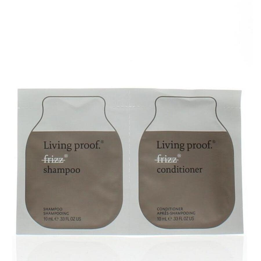 Living Proof No Frizz Shampoo Conditioner Duo Pouch Hair Care 859764003297 30$