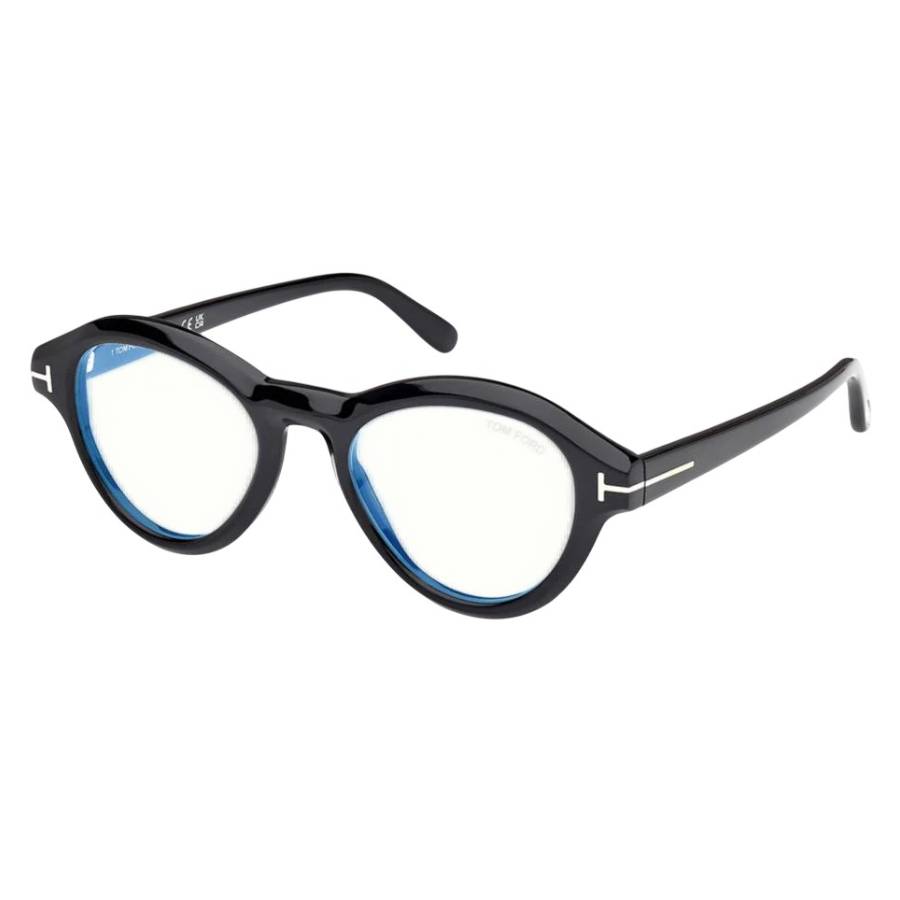 Tom Ford Blue Light Block Geometric Mens Eyeglasses FT5962-B 001 50 220$