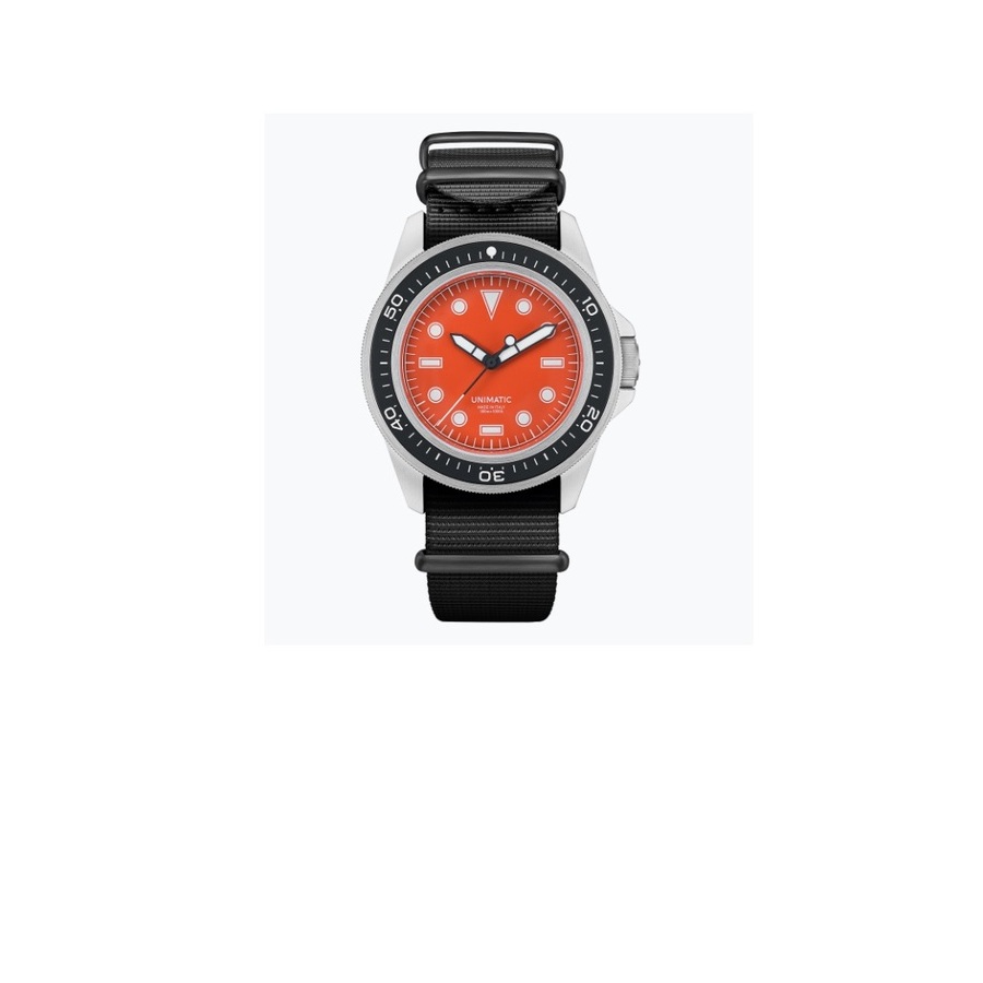 Unimatic Prodiver Modello Uno Automatic Orange Dial Mens Watch U1-PD3-OR