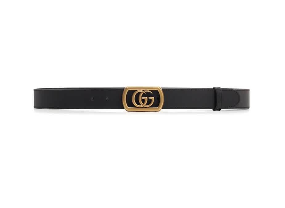 gucci framed double g belt