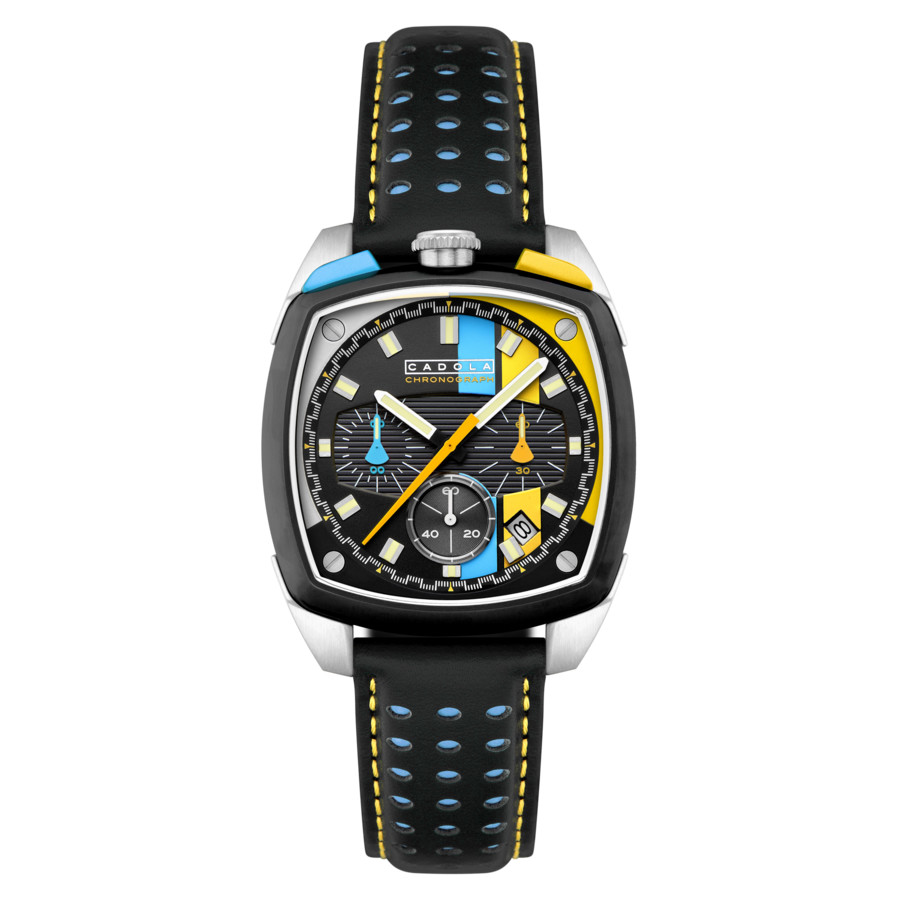Cadola Taurus Chronograph Quartz Black Dial Mens Watch CD-1060-03