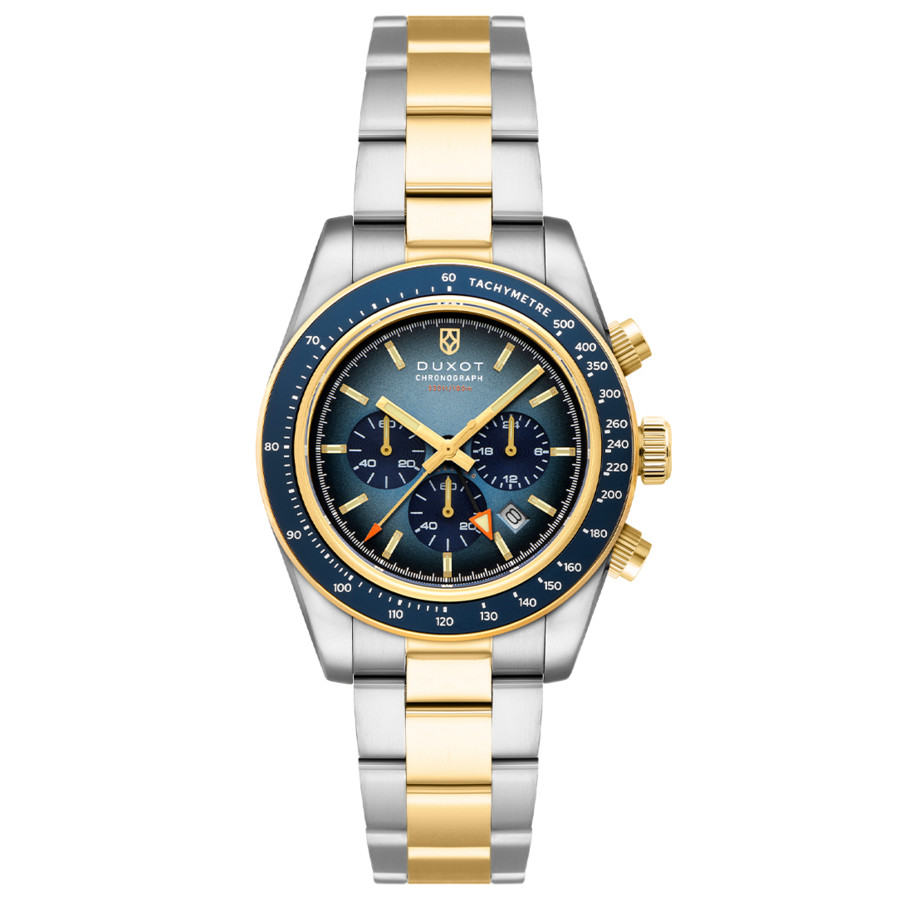 Duxot Vitesse Chronograph Quartz Blue Dial Mens Watch DX-2072-44