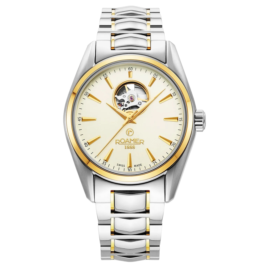 Roamer Searock Champagne Dial Mens Watch 984985 47 35 20