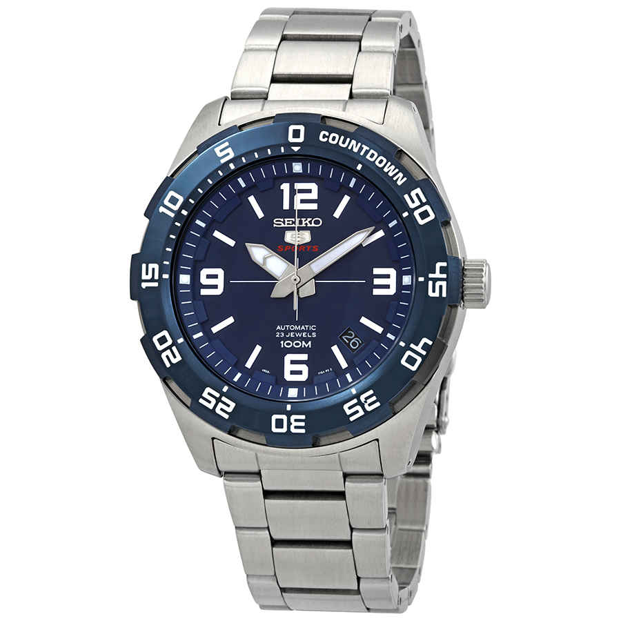 seiko 5 automatic blue dial men's watch