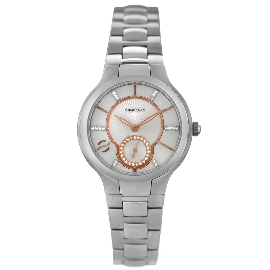 Pre-owned Philip Stein Signature Diamonds Quartz Ladies Watch 41TF