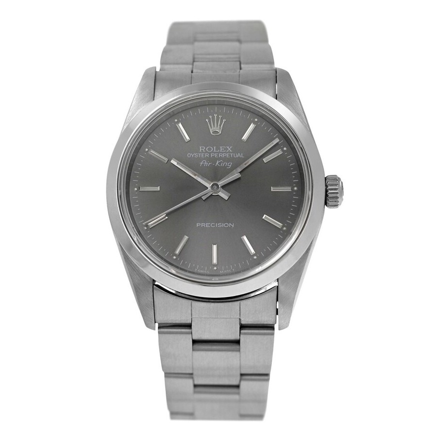 Preowned Rolex AirKing Automatic Chronometer Grey Dial Mens Watch 14000 GYSO
