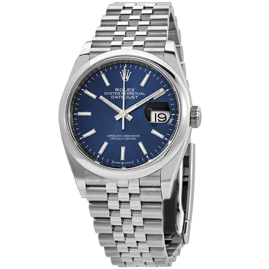 Rolex Datejust 36 Blue Dial Mens Watch 126200BLSJ