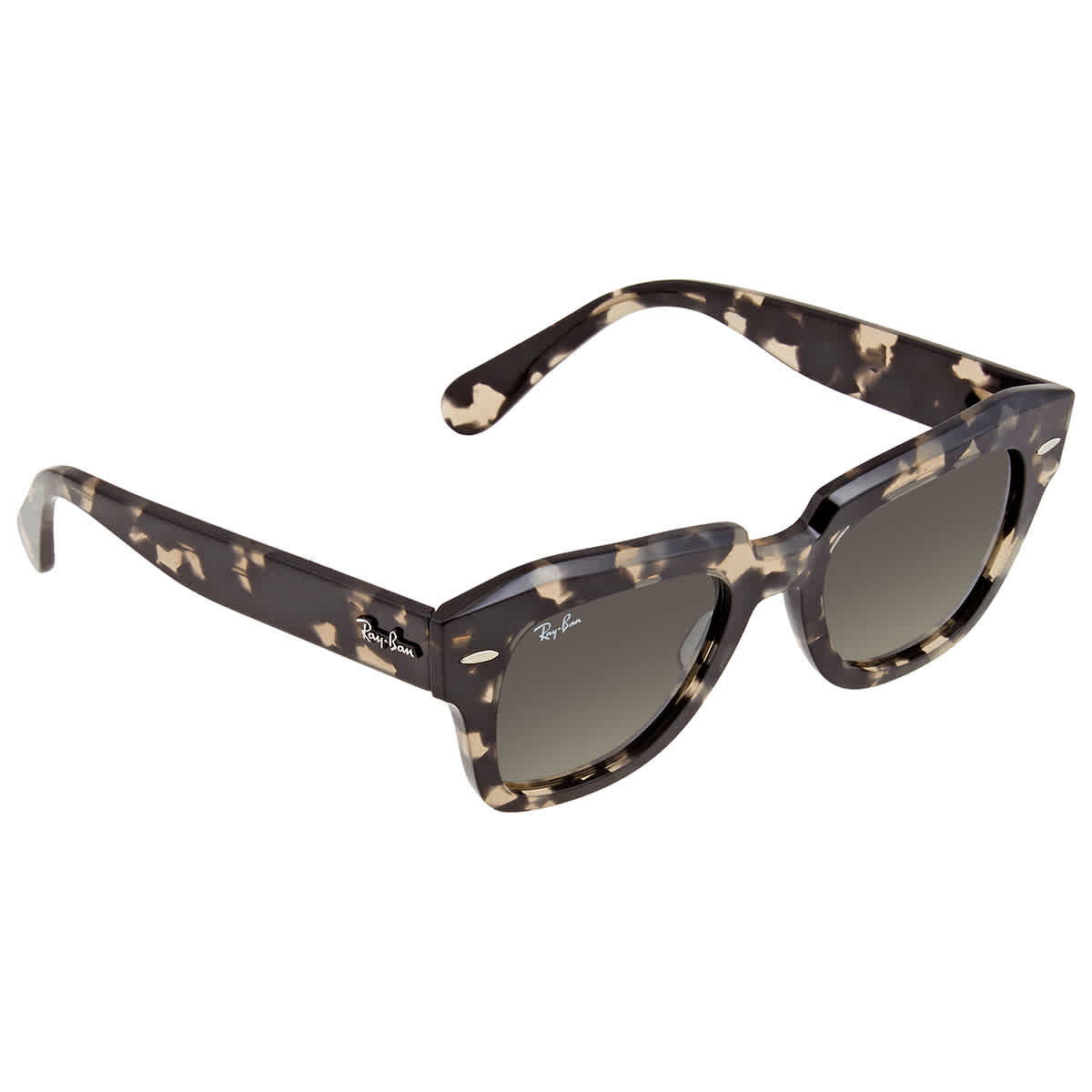 Ray-Ban RB2186 State Street Blue-Light Block 133371 Women’s Sunglasses Tortoiseshell Size 49