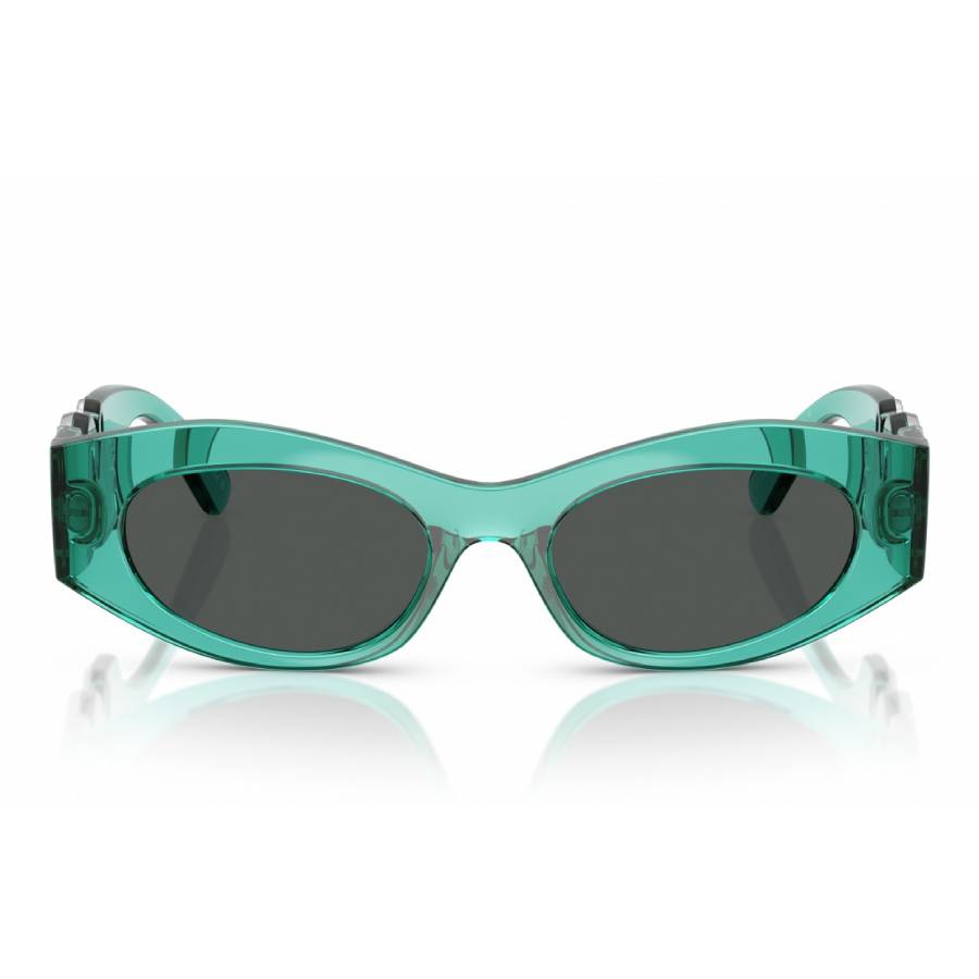 Versace Woman Sunglass VE4480U - Frame color: Opaline Sea Green, Lens color: Dark Grey