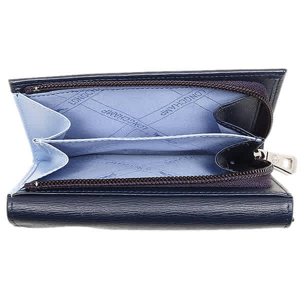 longchamp compact wallet