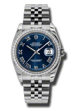 Rolex Oyster Perpetual Datejust 36 Blue Dial Stainless Steel Jubilee Bracelet Automatic Mens Watch 116244BLRJ Rolex Oyster Perpetual Datejust 36 Blue Dial Stainless Steel Jubilee Bracelet Automatic Mens Watch 116244BLRJ