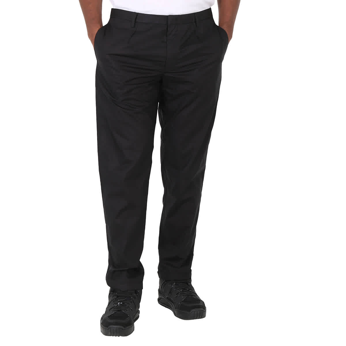 Armani black chinos top