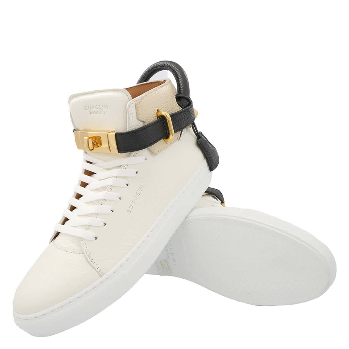 Buscemi Men s Alce Belted High Top Sneakers eBay