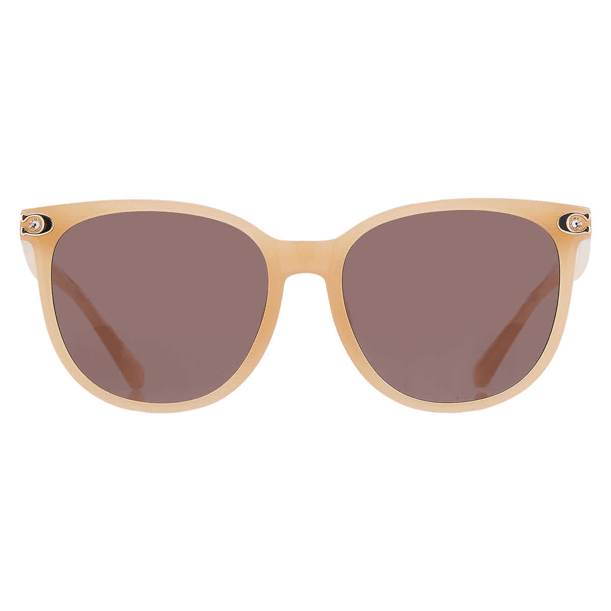 Coach Woman Sunglass CW428 -  Frame color: Milky Tea, Lens color: Brown Solid