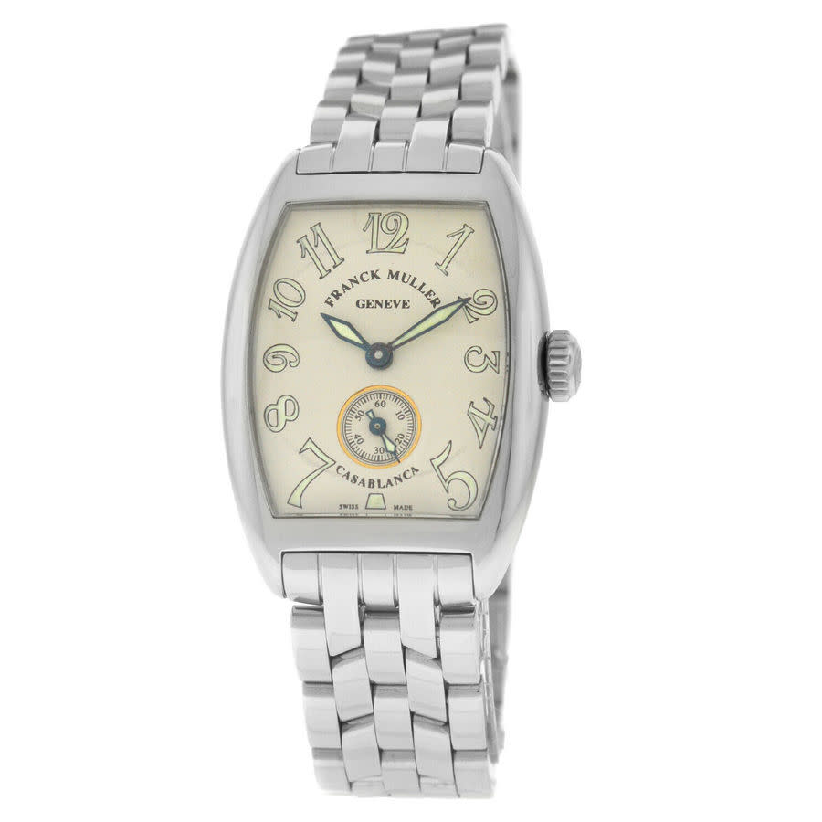 Pre-owned Franck Muller Casablanca Hand Wind Silver Dial Ladies Watch 1750S6 2225$
