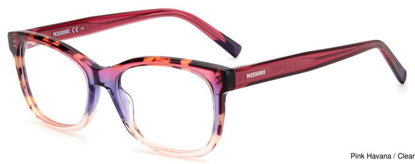 Missoni Demo Square Ladies Eyeglasses MIS 0090 00AE 52 37$