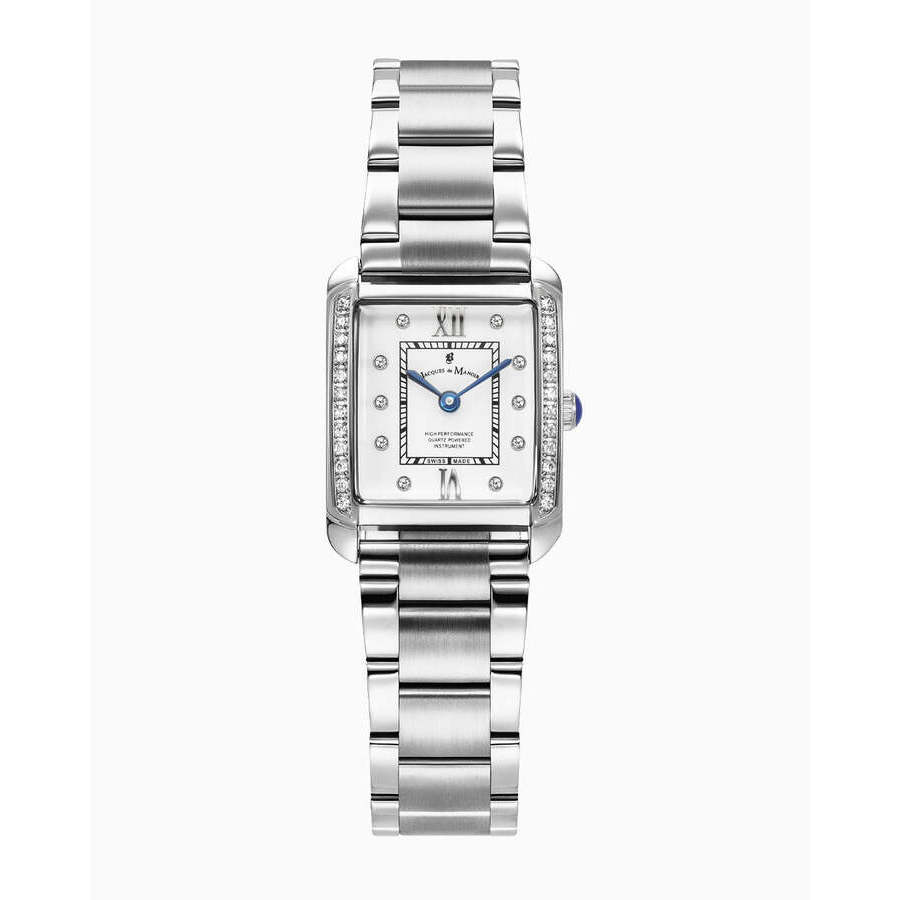 Jacques Du Manoir Emily Diamond White Dial Ladies Watch JWL05501