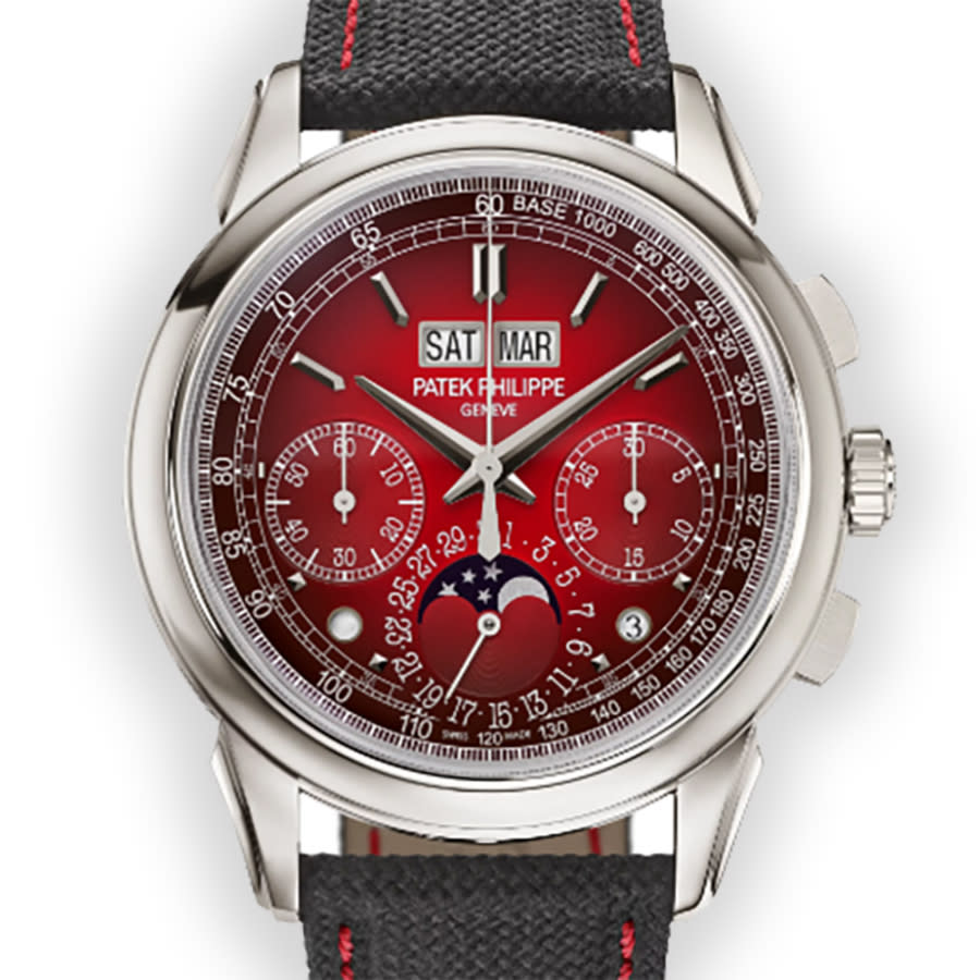 Patek Philippe Grand Complications Chronograph Lacquered Red Dial Watch 5270P-017 211500$