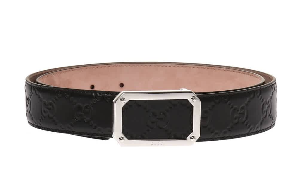 gucci black signature belt