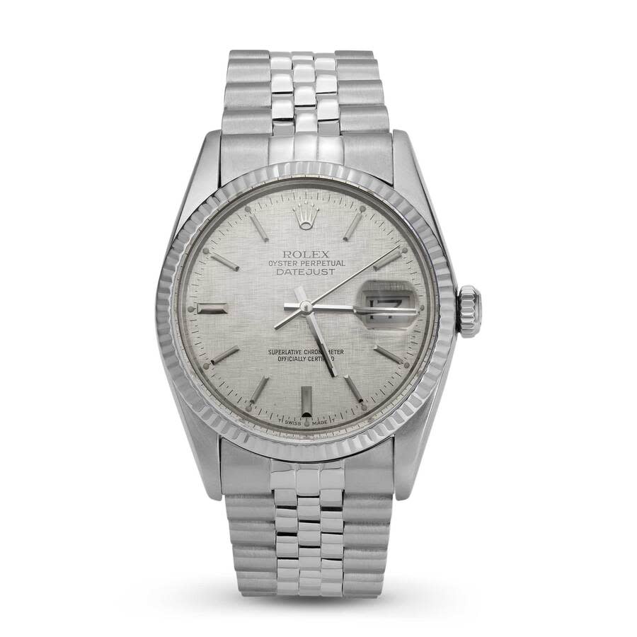 Preowned Rolex Datejust Automatic Chronometer Silver Dial Unisex Watch 16014 SSJ