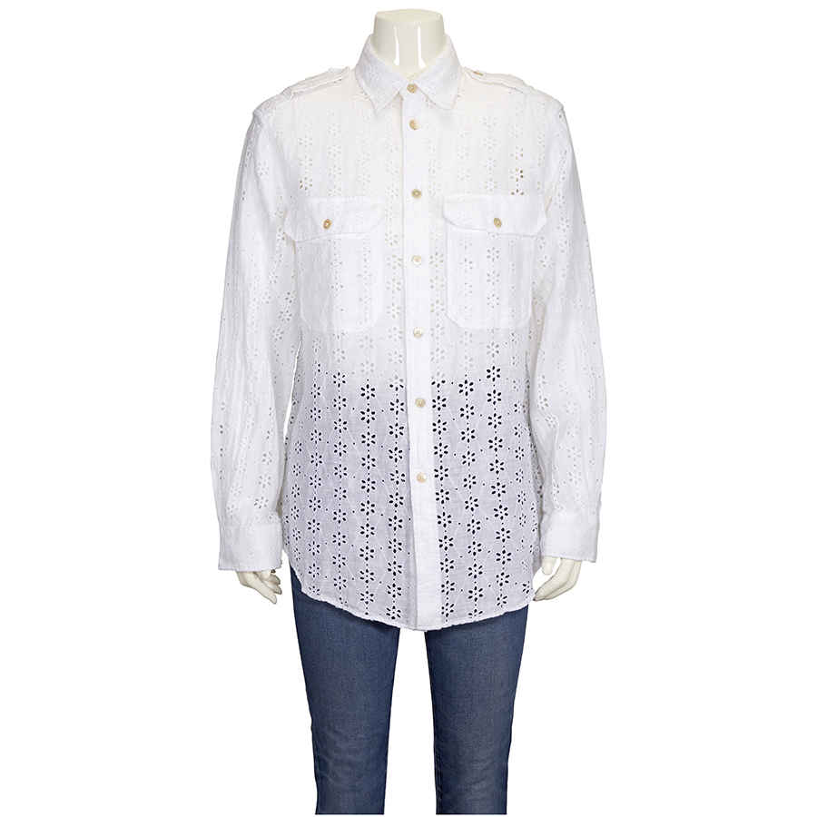 ralph lauren eyelet shirt