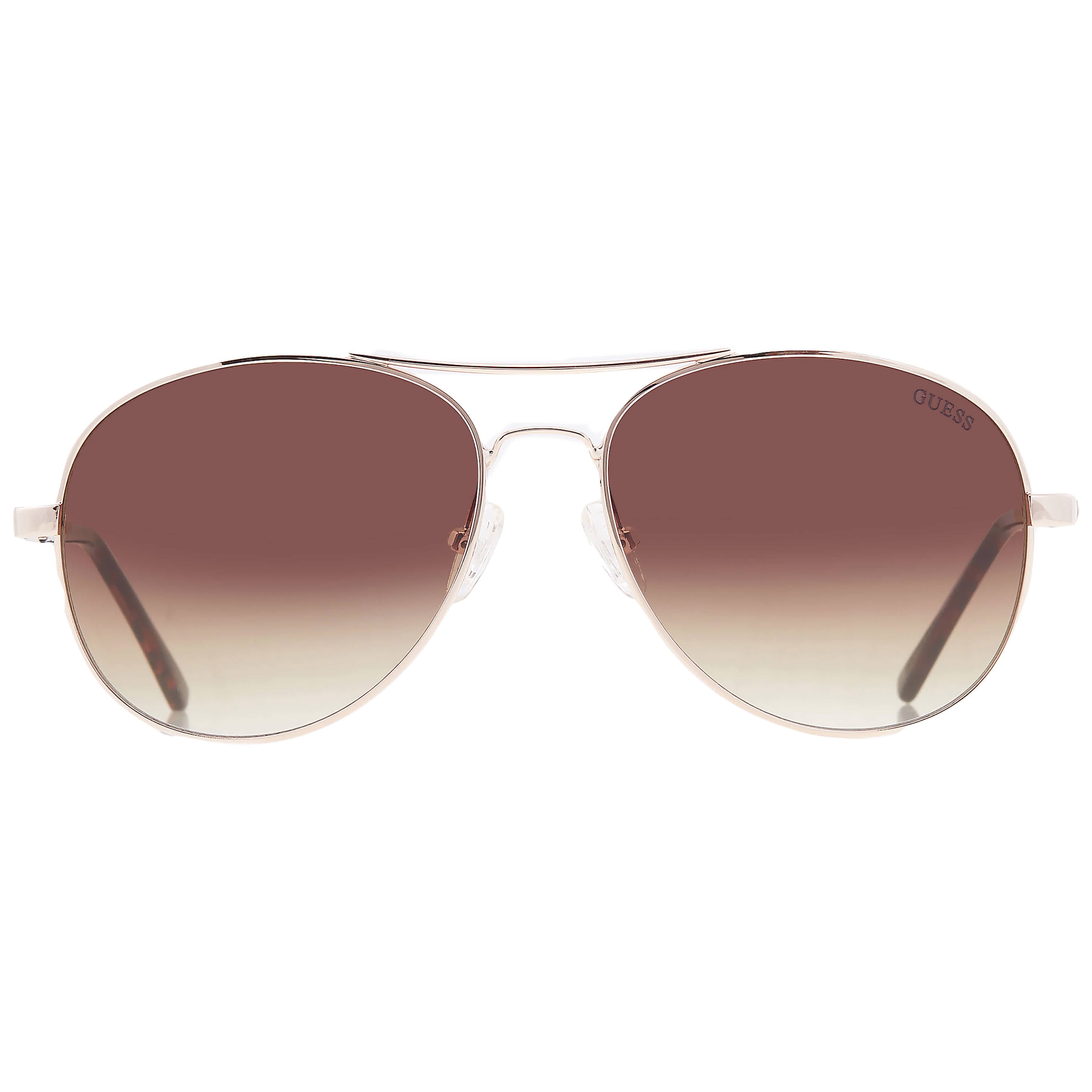 Guess Factory Brown Gradient Pilot Ladies Sunglasses GF0295 33F 60