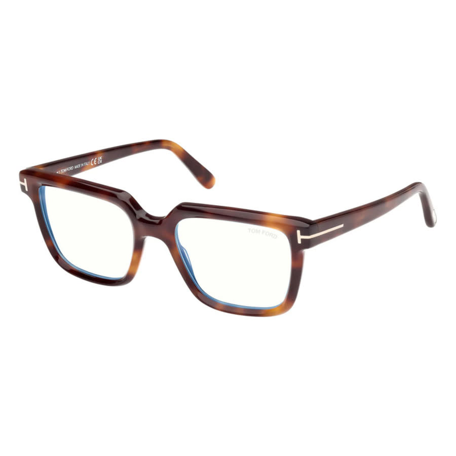 Tom Ford FT5889-B 053 Blue-Light Block Men's Glasses Tortoiseshell Size 53 - Free Lenses - Blue Light Block Available