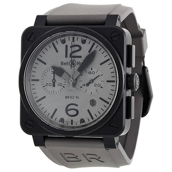 Bell and Ross Commando Automatic Chronograph Dark Grey Mens Watch BR0394-COMMANDO 6160$