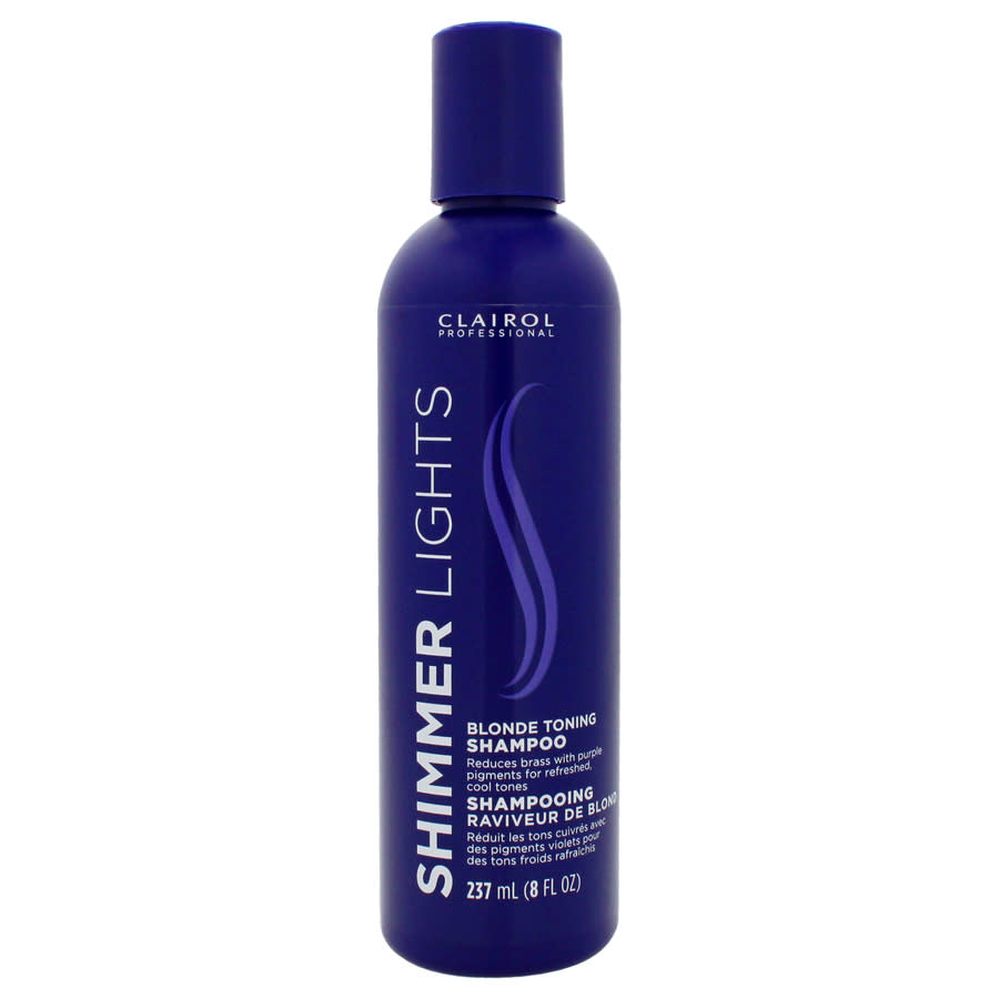 Clairol Shimmer Lights Blonde Toning Shampoo 8 oz Hair Care 4064666572956